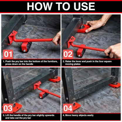 Heavy Furniture Lifter Tools with Sliders for Easy and Safe Shifting