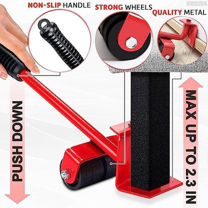 Heavy Furniture Lifter Tools with Sliders for Easy and Safe Shifting