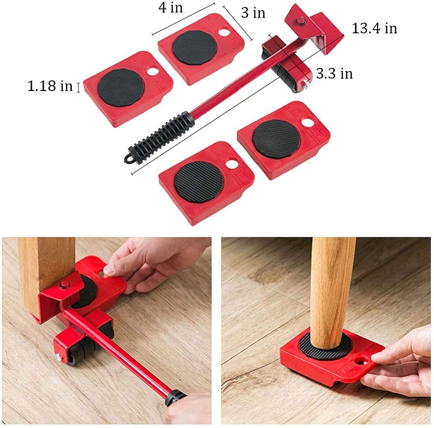 Heavy Furniture Lifter Tools with Sliders for Easy and Safe Shifting